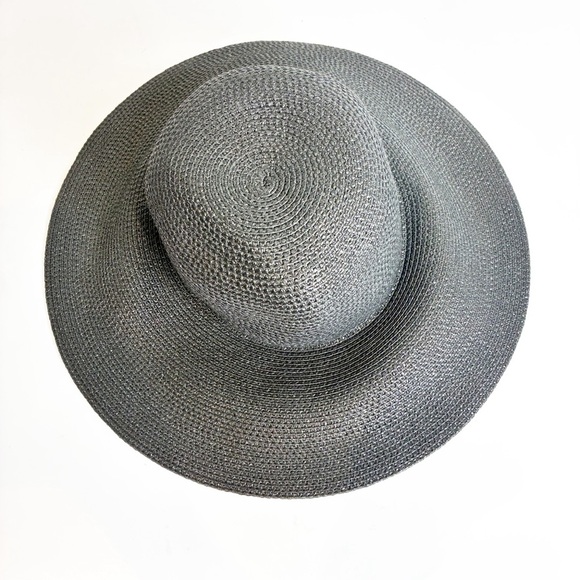 Eric Javits | Black Wide Brimmed Packable Hat SPF 50 - Picture 1 of 6